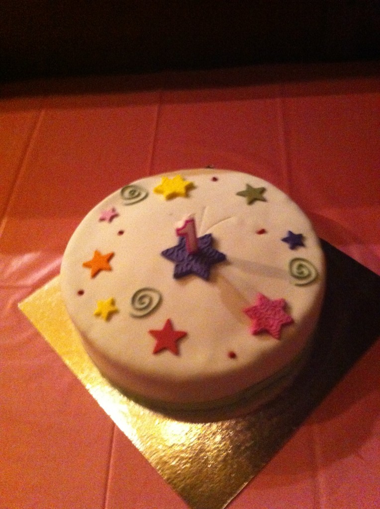 OUR 1ST BIRTHDAY CAKE